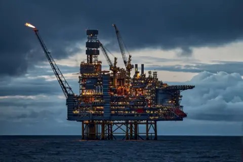 BBC Offshore oil rig in Scotland