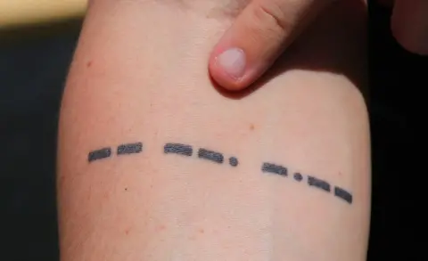 BBC/Jonathan Amos Titanic tattoo: 